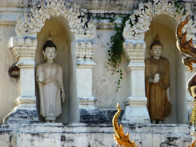 Chiang Mai gods temple pointy