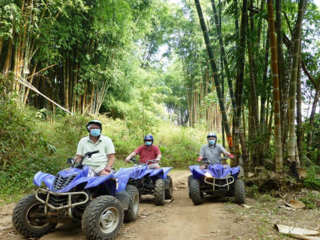 Quad tour 3 quads action
