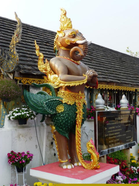 Chiang Mai elephant-ish god