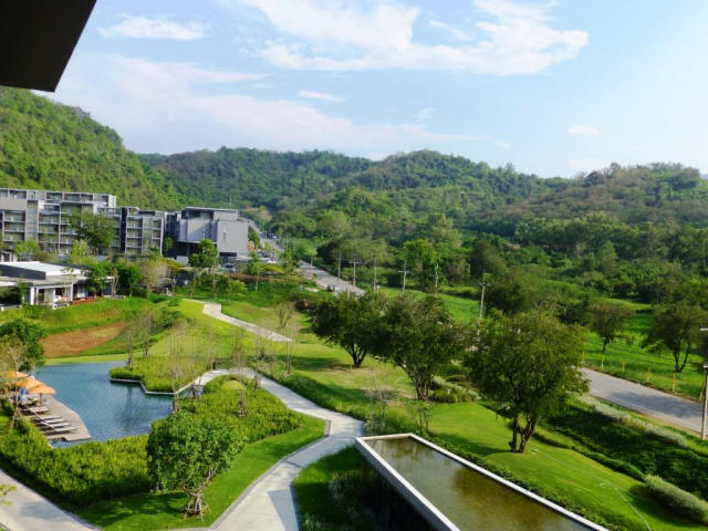 Hotel view of the landscape