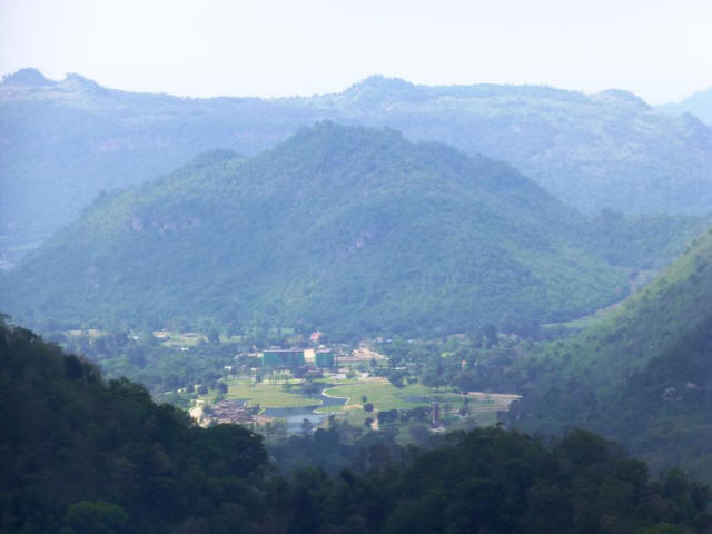 Landscape Khan Yai park from hill