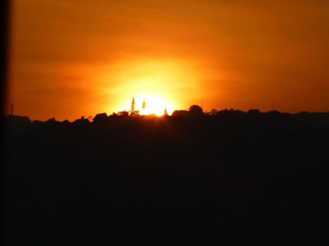 Chiang Mai sunset trees