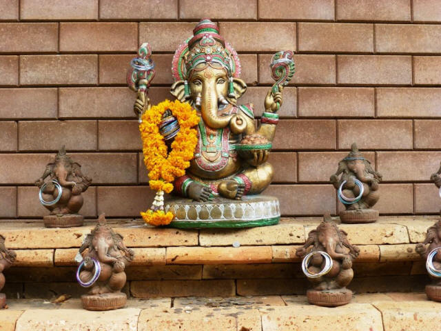 Thailand Chiang Mai temple god figures