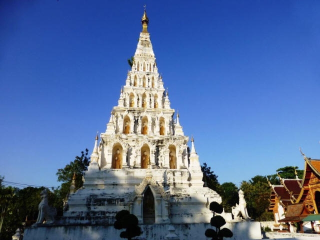 Chiang Mai temple white