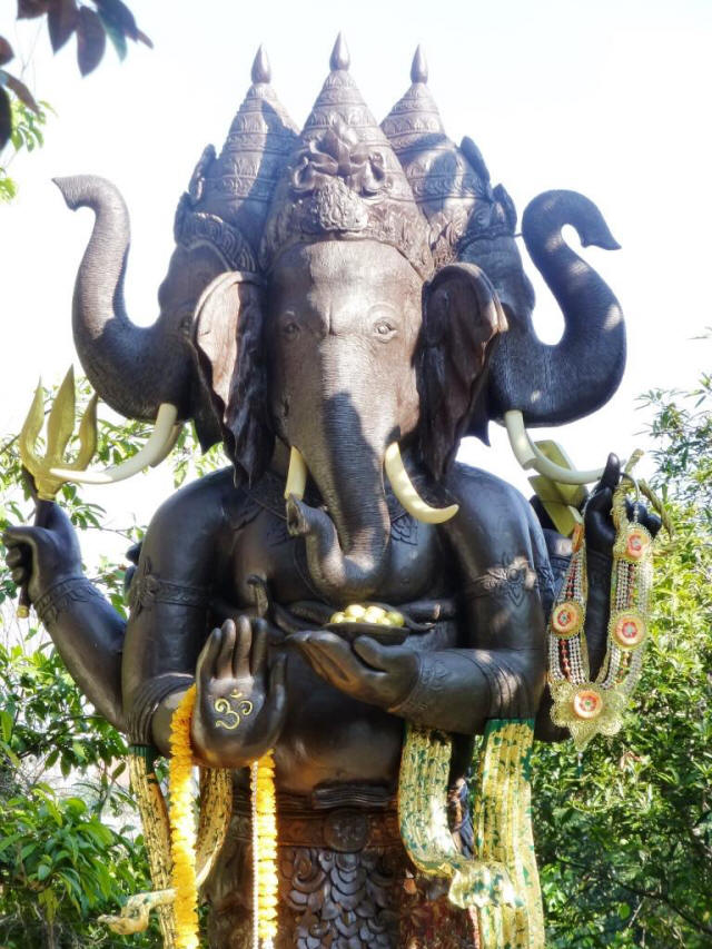 Chiang Mai Thai elephant god