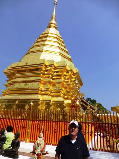 Thailand Chiang Mai golden temple