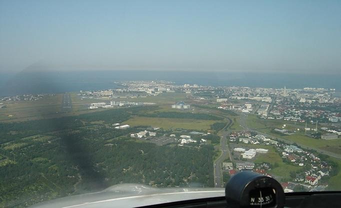 Cockpit View BIRK approach