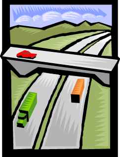 Map with Cars and Trucks (TomTom Nav)