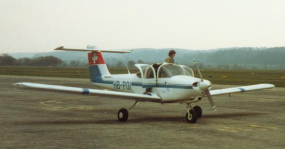 HB-PGI LSZG Beat after first flight