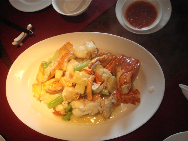 Hong Kong food on plate