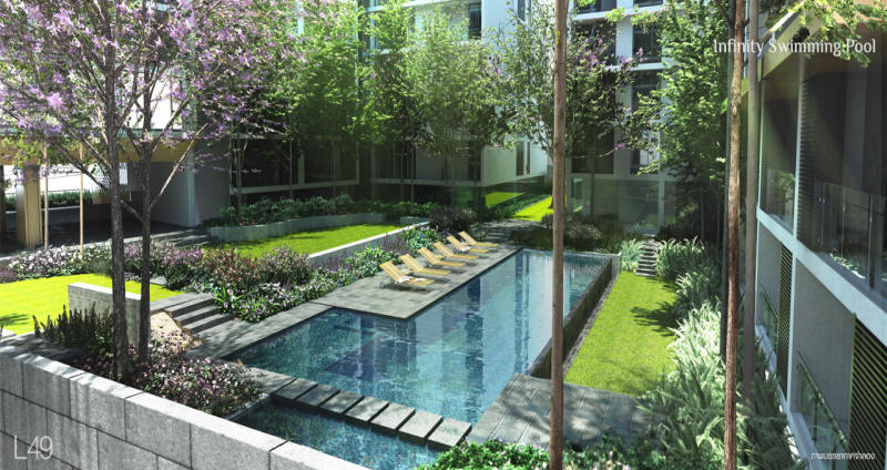 House Chiang Mai pool inside garden
