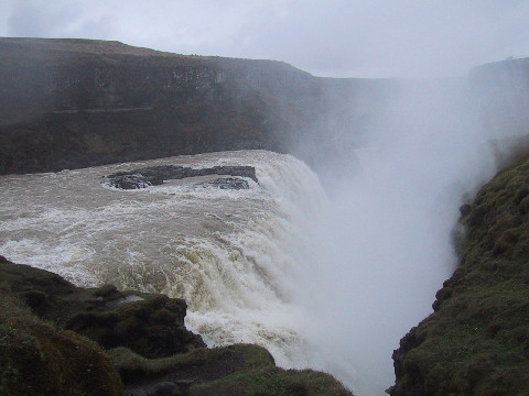 Iceland waterfall