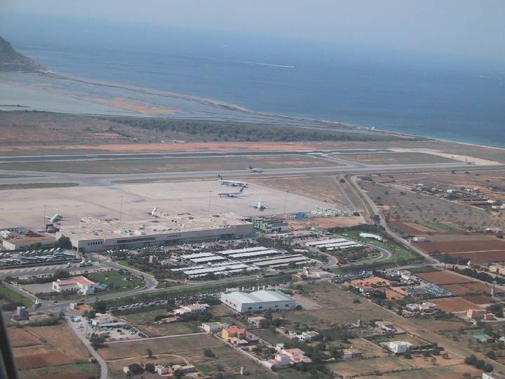 LEIB View over Airport