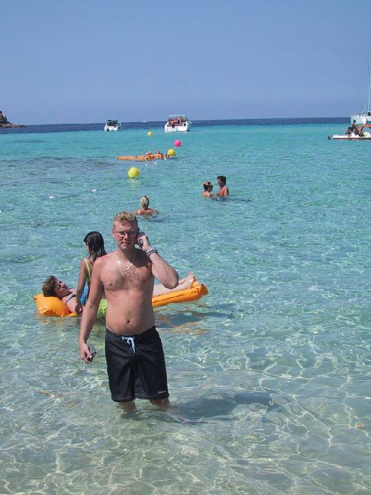 LEIB Ibiza Spain  Cala Comte nicest man Stefan