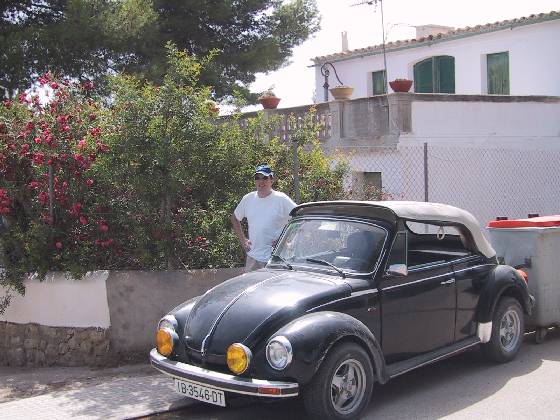 Beat next to Beetle in Ibiza Spain
