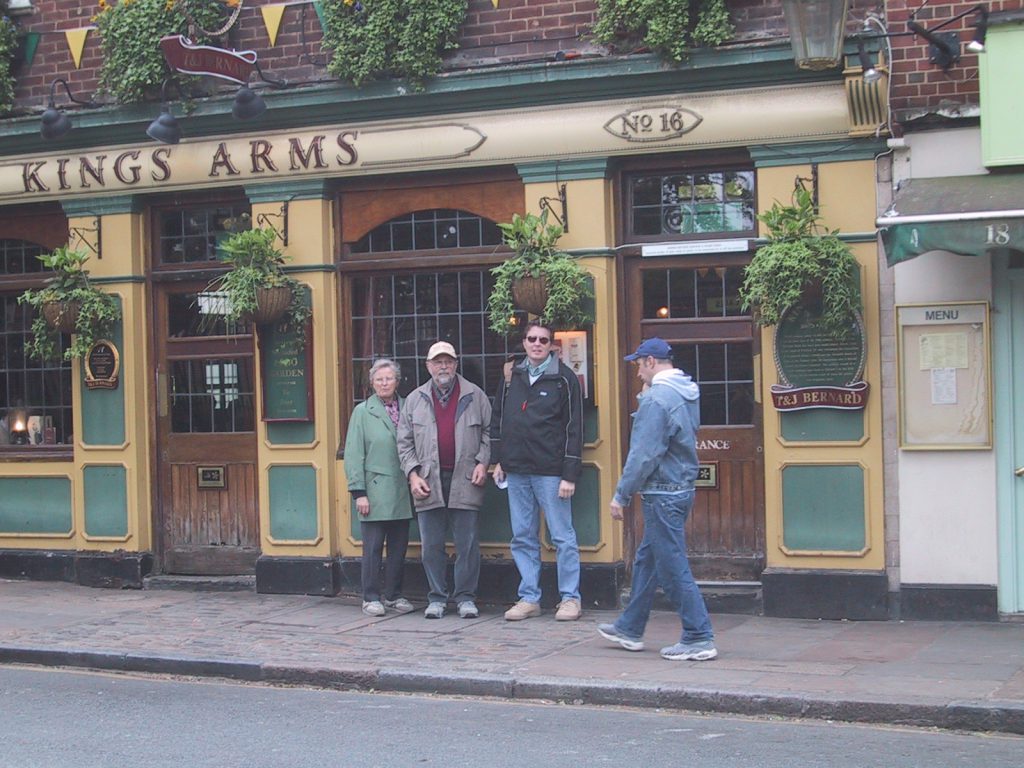 London Pius Rosmarie Beat King Arms Pub