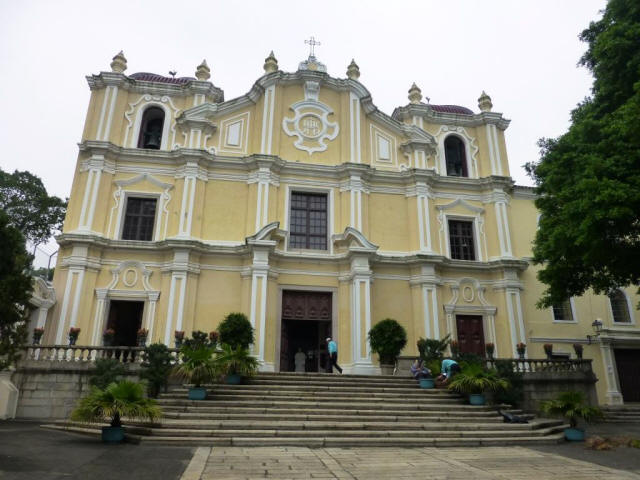 Macau big old yellow house