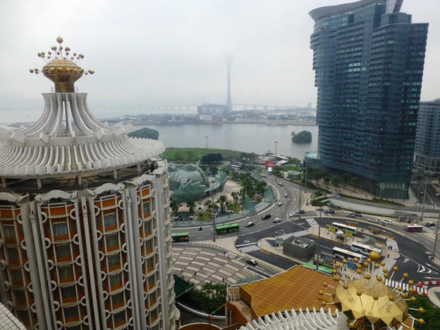 Macau view out of window