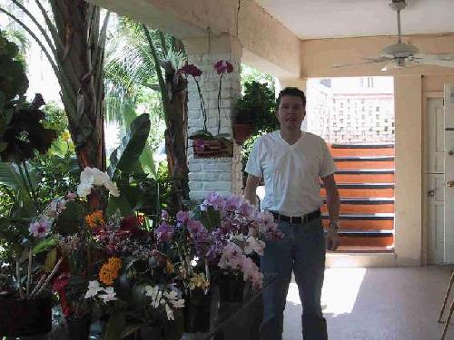 Fort Lauderdale Motel Lobby Beat and Flowers