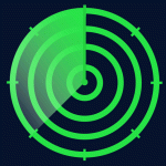 Green Radar Spinning