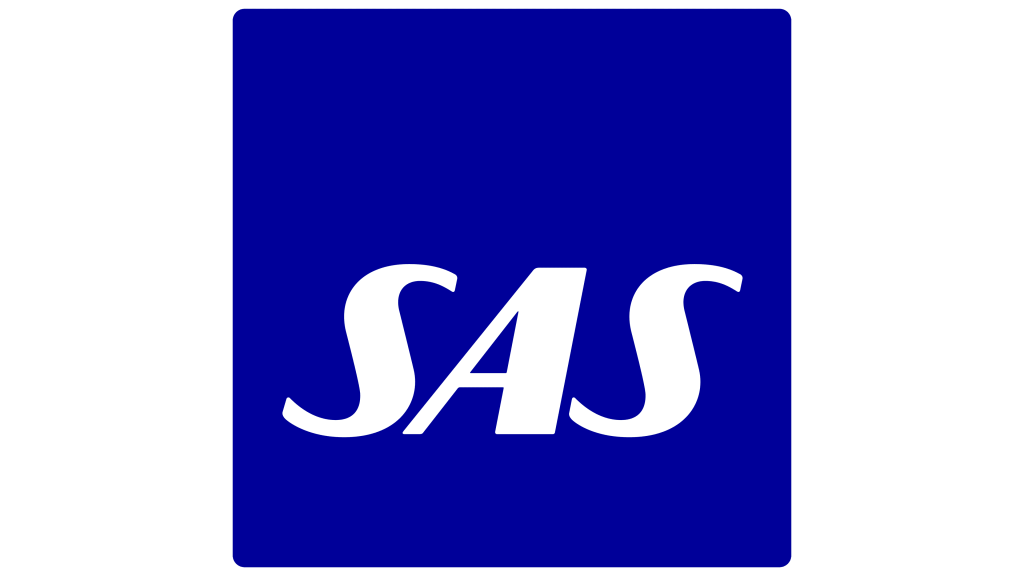 SAS Logo Blue Background