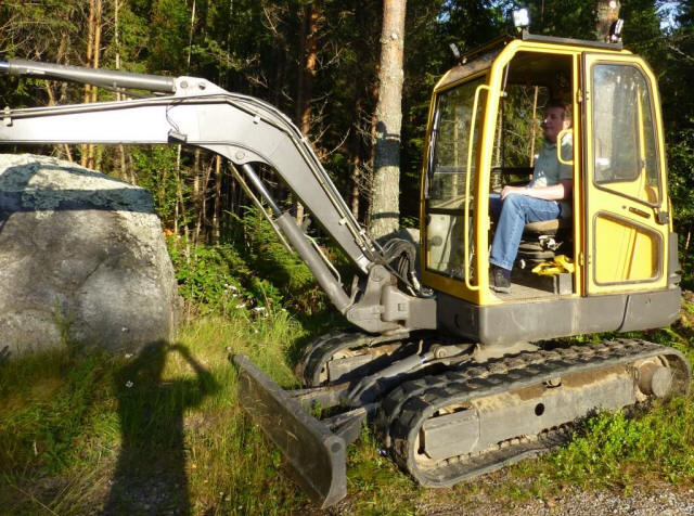 Stuga digger with beat in it