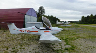 SE-VSO Maj Flygfält on ramp