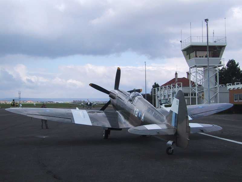 Chalon sur Saône Spitfire on ground 2 from back