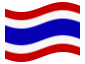 Thailand Flag moving