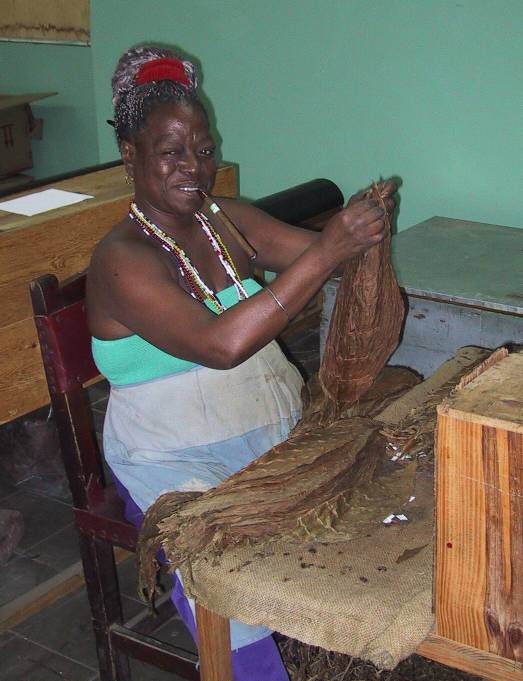 Varadero Cuba cigar factory women worker